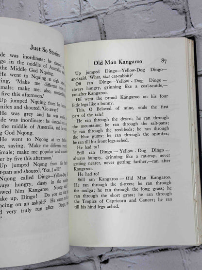 Just So Stories by Rudyard Kipling, Doubleday hardcover - sample pages