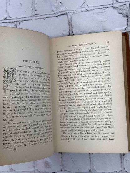 Down the Great River by Willard Glazier, 1888 Hubbard Brothers hardcover - chapter opening