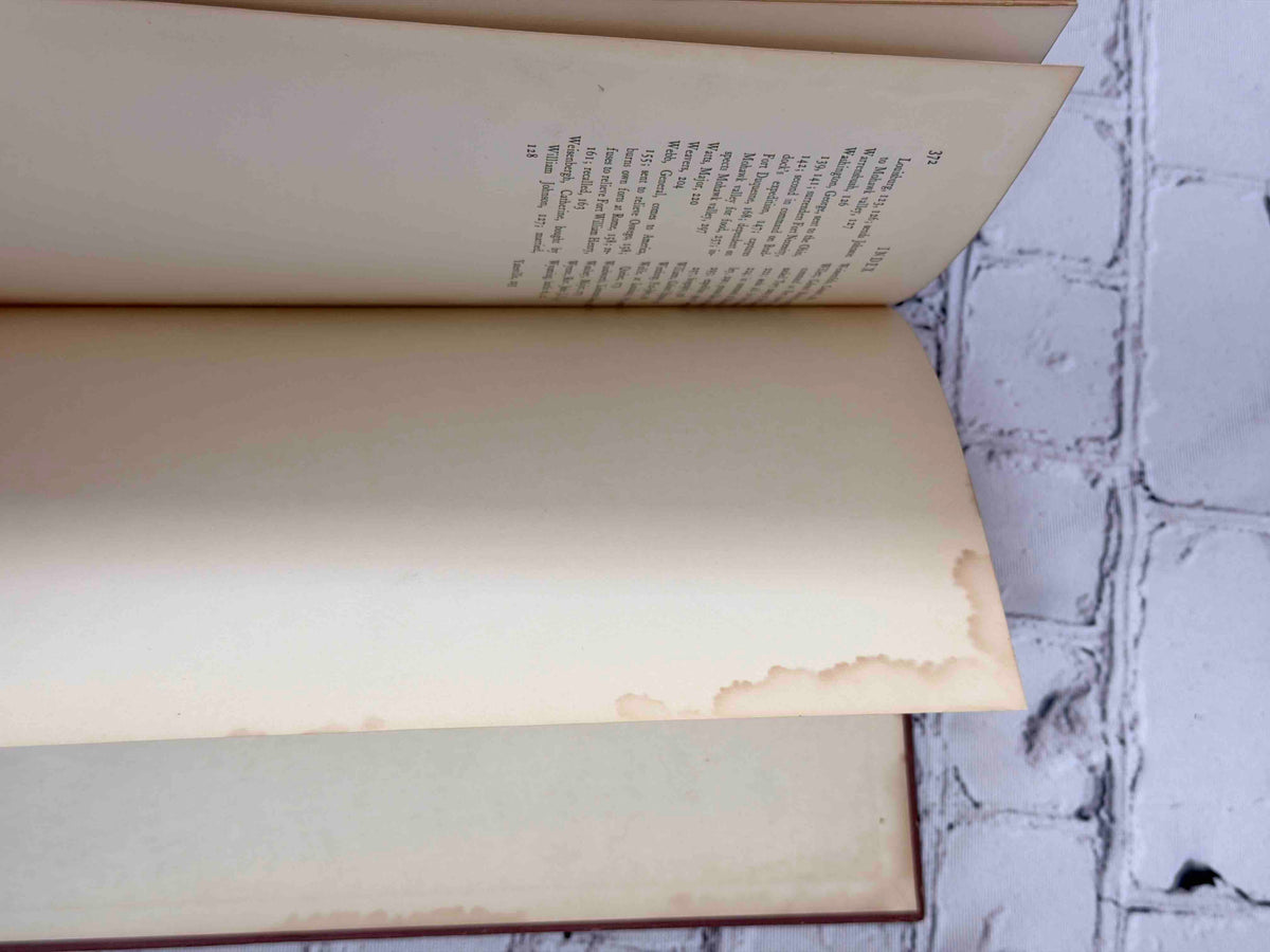 The Bloody Mohawk by T. Wood Clarke, 1940 Macmillan hardcover - water damage on rear pages