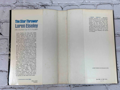 The Star Thrower by Loren Eiseley, 1978 Times Books hardcover - dust jacket flaps