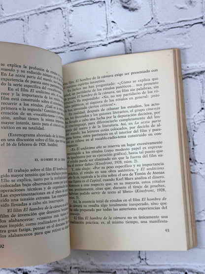 El Cine Ojo by Dziga Vertov, 1973 Editorial Fundamentos paperback - sample pages