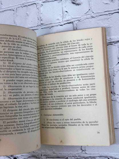 El Cine Ojo by Dziga Vertov, 1973 Editorial Fundamentos paperback - sample pages