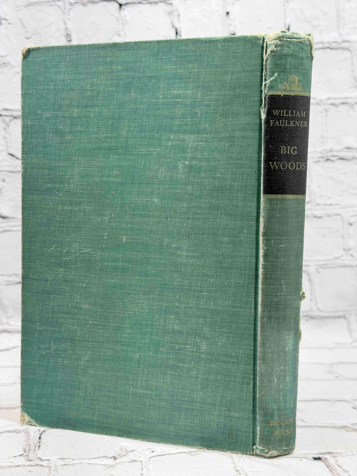 Big Woods by William Faulkner, 1955 Random House hardcover - spine and rear board