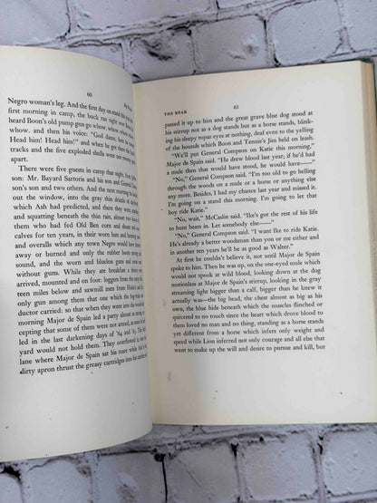 Big Woods by William Faulkner, 1955 Random House hardcover - sample pages