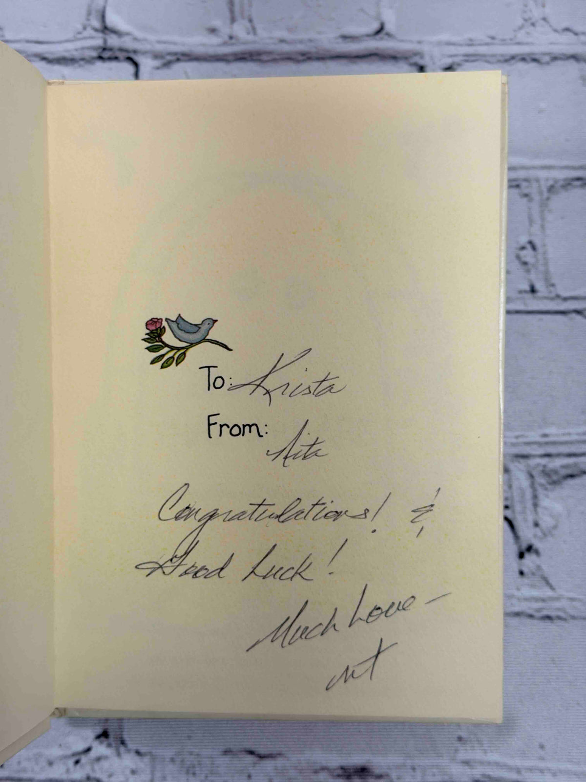 Be All That You Are by Susan Squellati Florence, 1988 C. R. Gibson Company hardcover - gift inscription