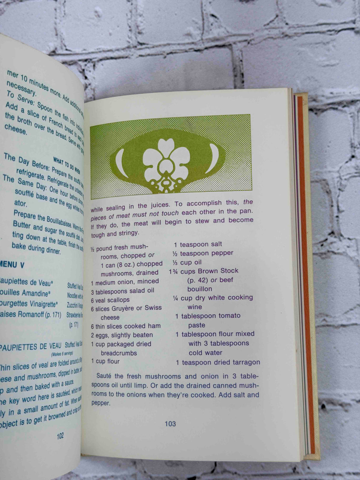 Teen Cuisine by Abby Gail Kirsch, 1969 Parents' Magazine Press hardcover - illustrated recipe pages