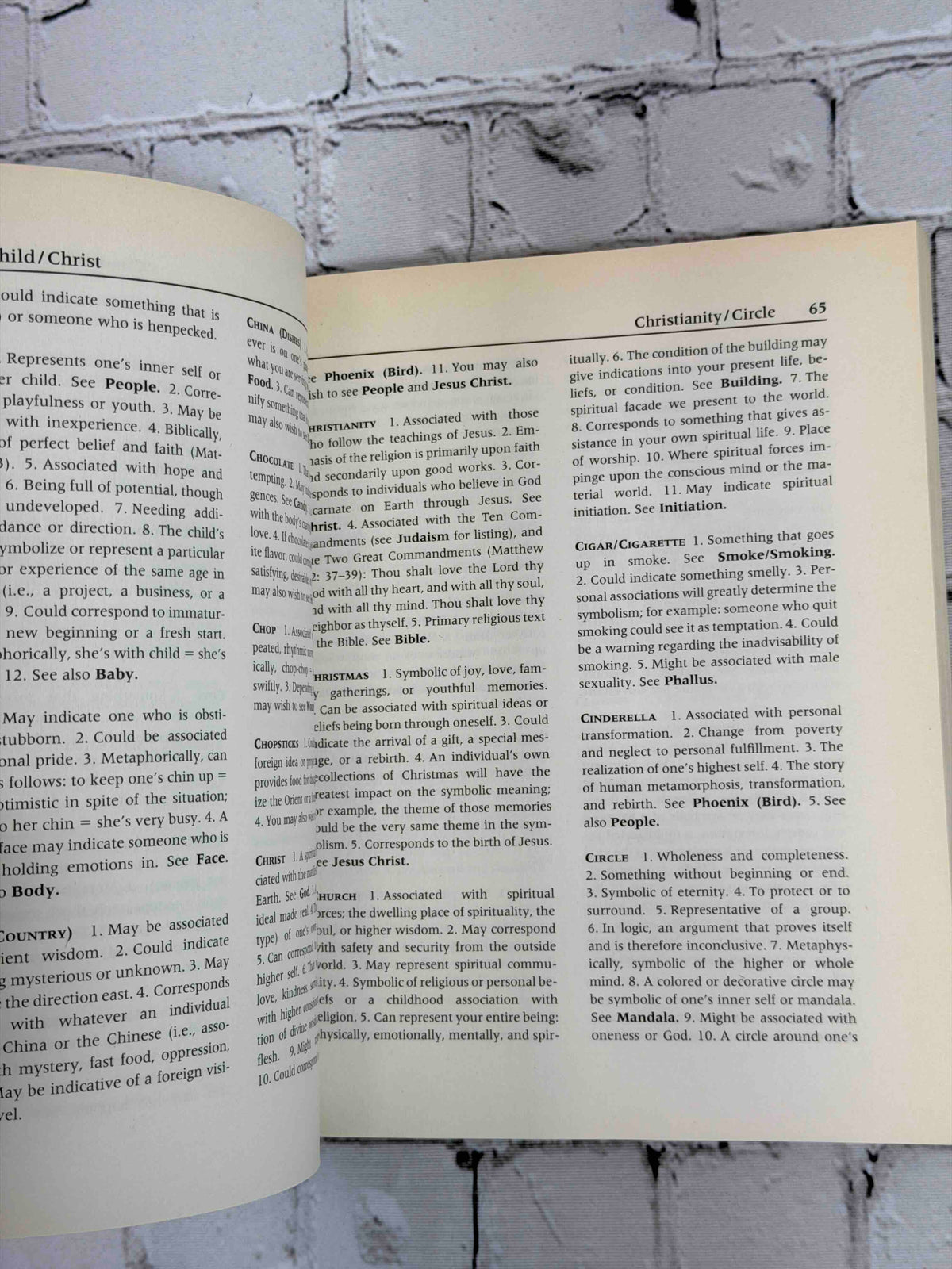 The Encyclopedia of Symbolism by Kevin J. Todeschi, 1995 Perigee paperback - sample pages