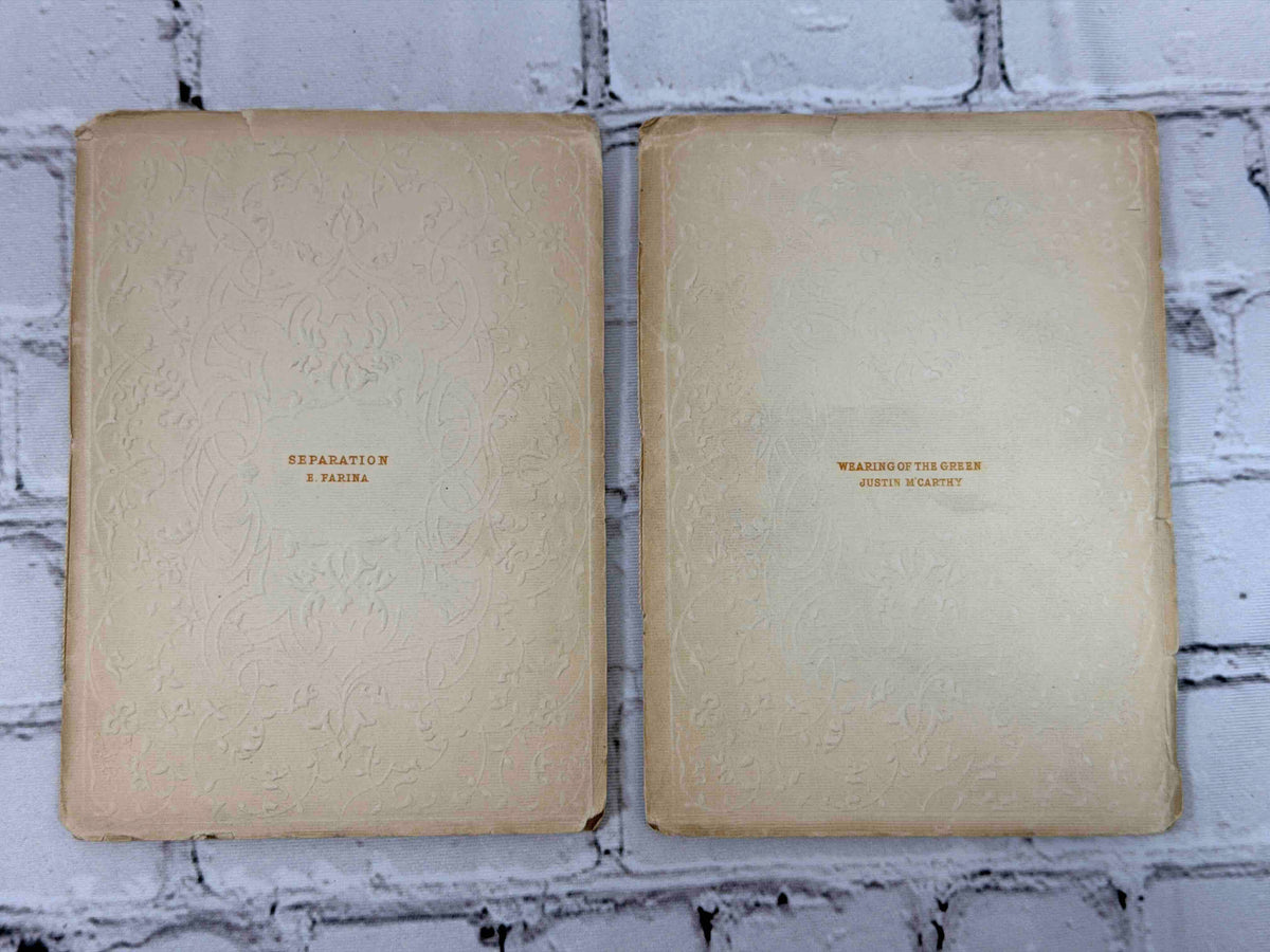 Mossant, Vallon & Co. story booklets lot of 8 - Separation and Wearing of the Green front wrappers