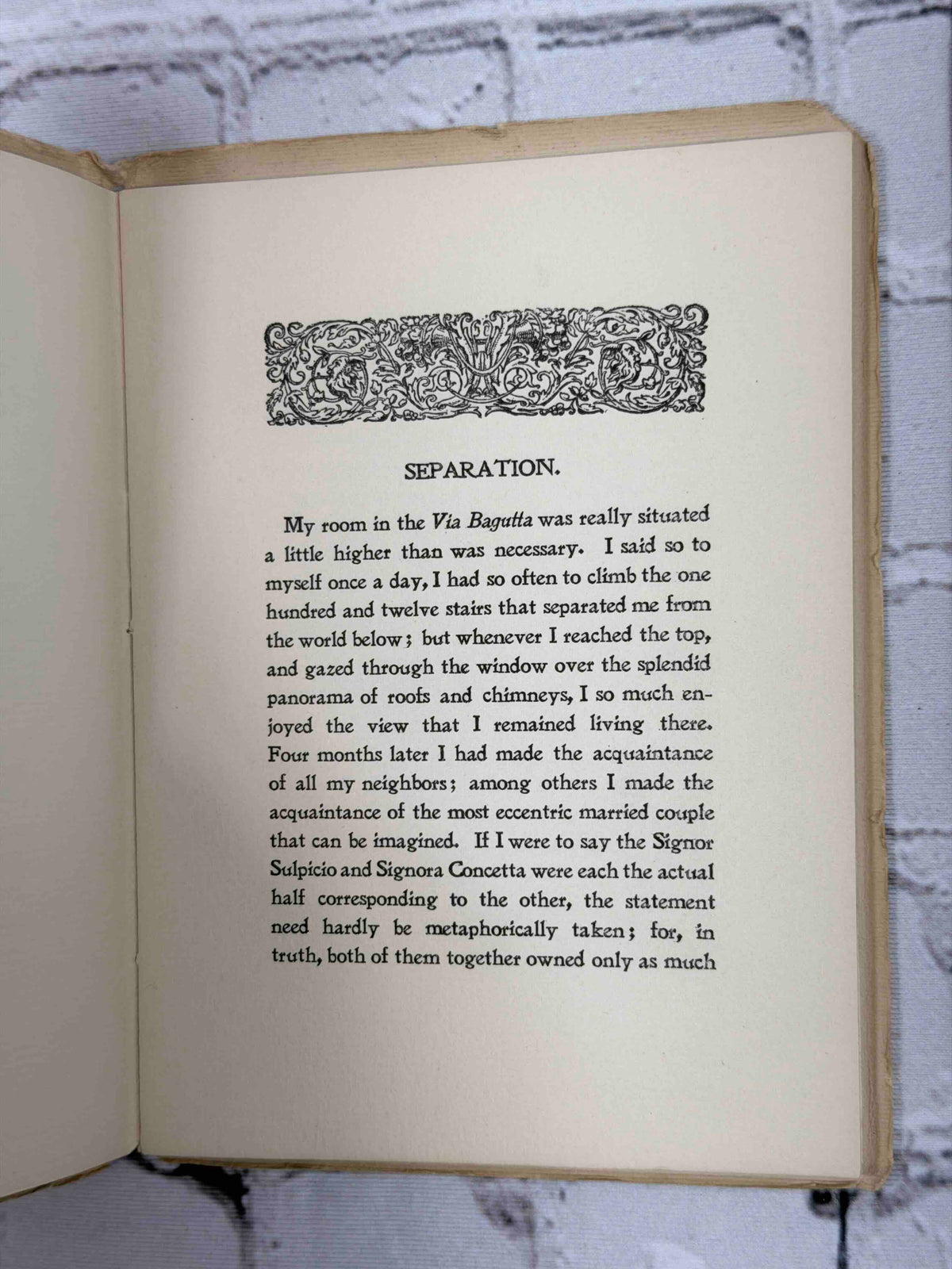 Mossant, Vallon & Co. story booklets lot of 8 - Separation first page