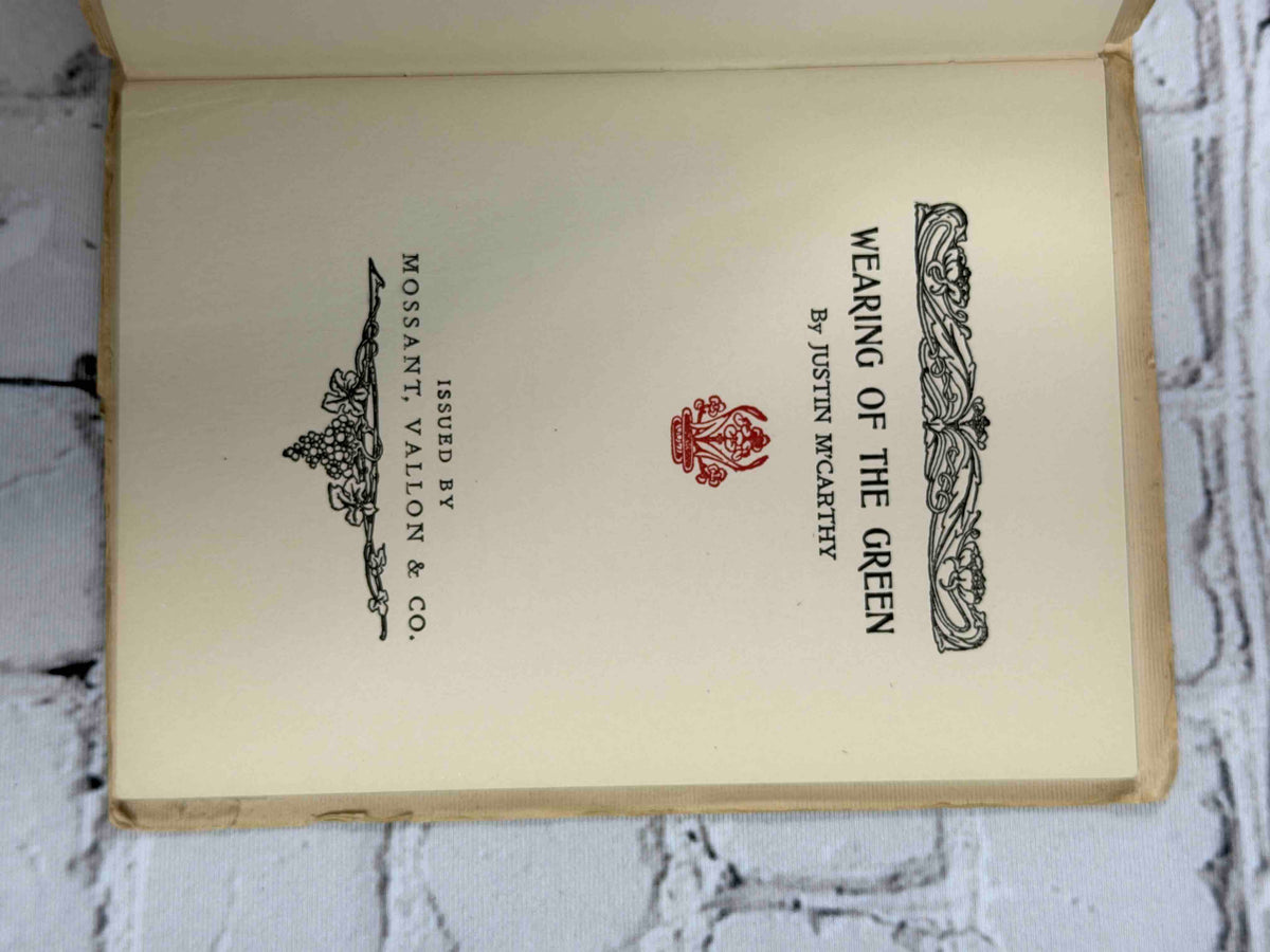 Mossant, Vallon & Co. story booklets lot of 8 - Wearing of the Green title page