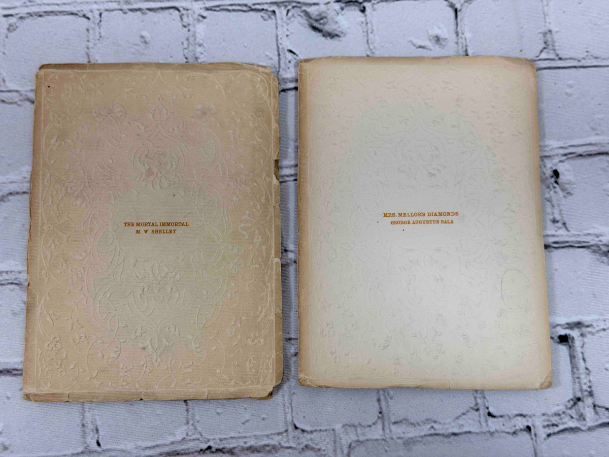 Mossant, Vallon & Co. story booklets lot of 8 - The Mortal Immortal and Mrs. Mellor's Diamonds front wrappers