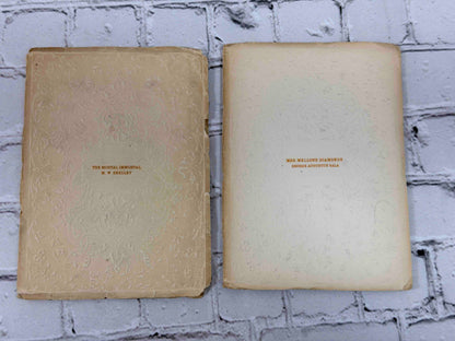 Mossant, Vallon & Co. story booklets lot of 8 - The Mortal Immortal and Mrs. Mellor's Diamonds front wrappers