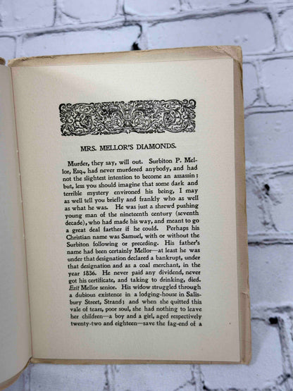 Mossant, Vallon & Co. story booklets lot of 8 - Mrs. Mellor's Diamonds first page