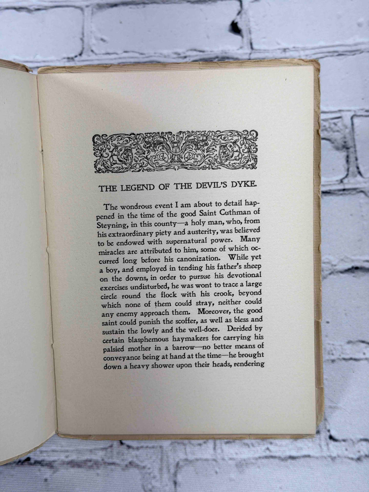 Mossant, Vallon & Co. story booklets lot of 8 - Legend of the Devil's Dyke first page