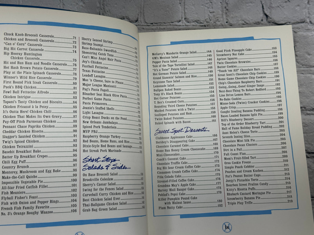 Home Plate Hits recipe index