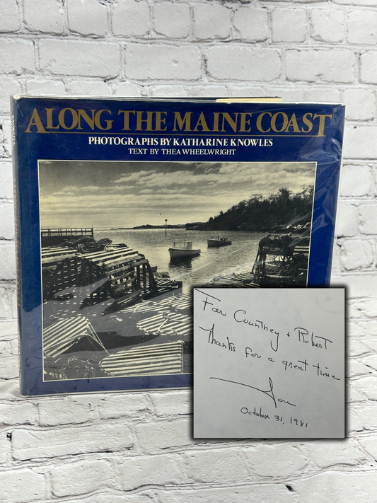 Along the Maine Coast photos text by Thea Wheelright [SIGNED · 1981]