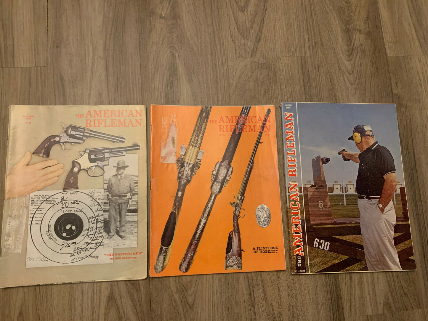 Vintage Lot Of 11 American Rifleman Magazines Spanning 1960s - 1970s