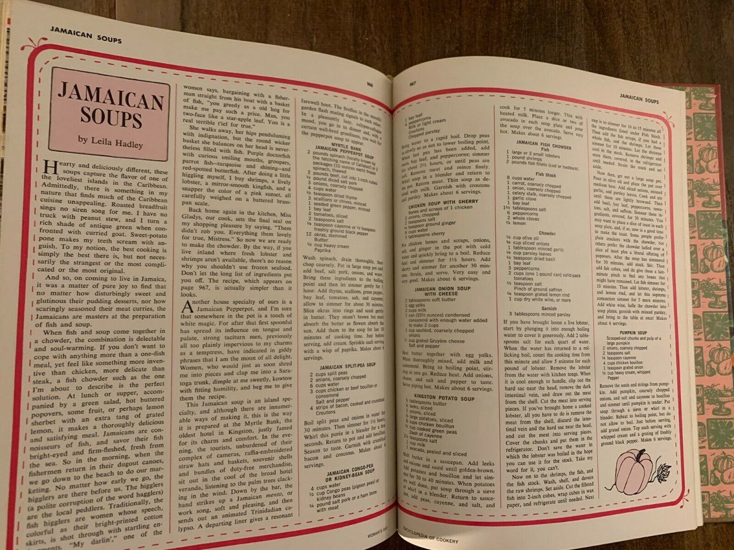 Woman's Day Encyclopedia of Cookery (Vol. 6 - Sou-Ton) 1966 Hardcover
