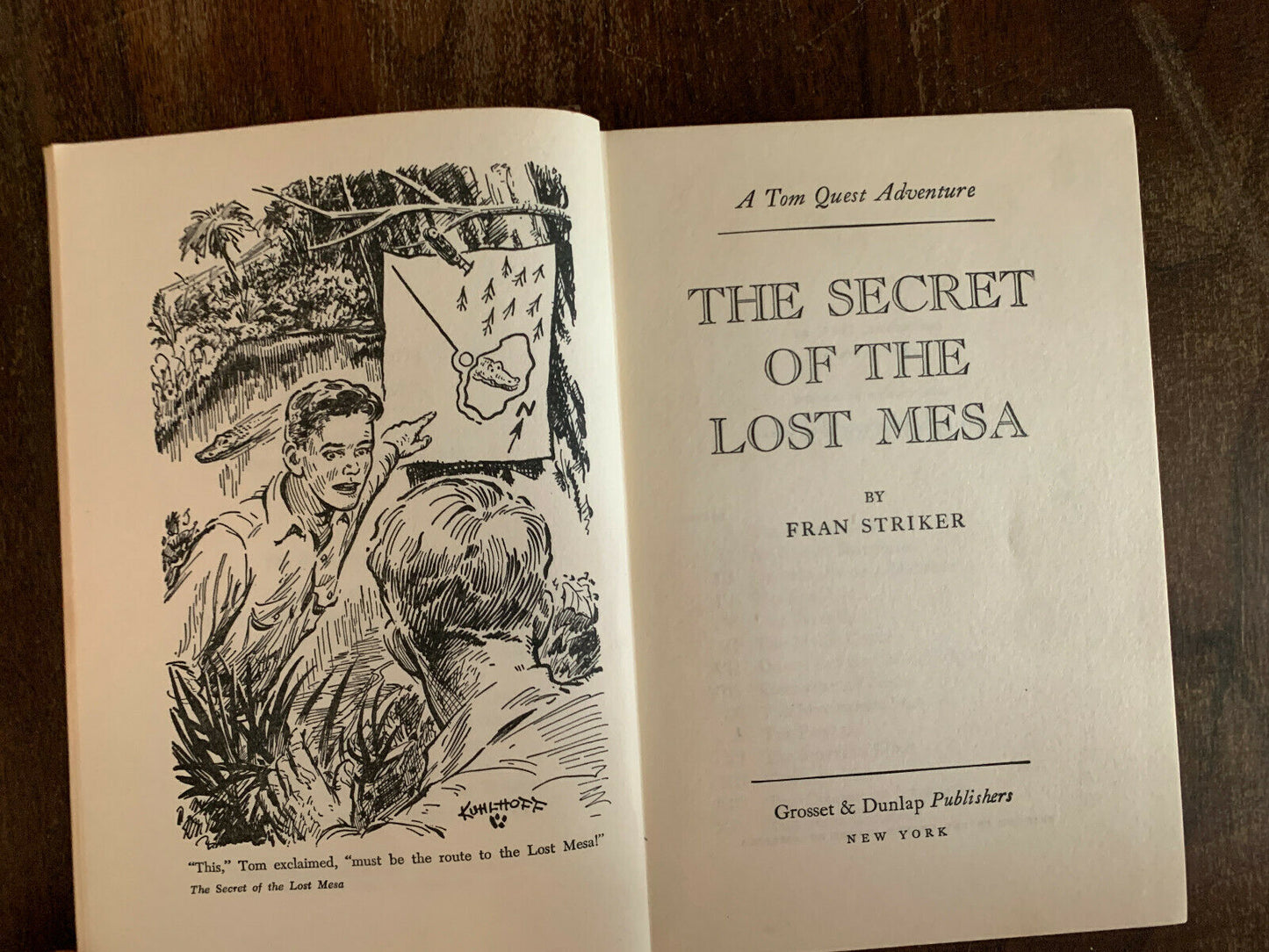 The Secret of the Lost Mesa Fran Striker Grosset Dunlap 1949 Hardcover Book