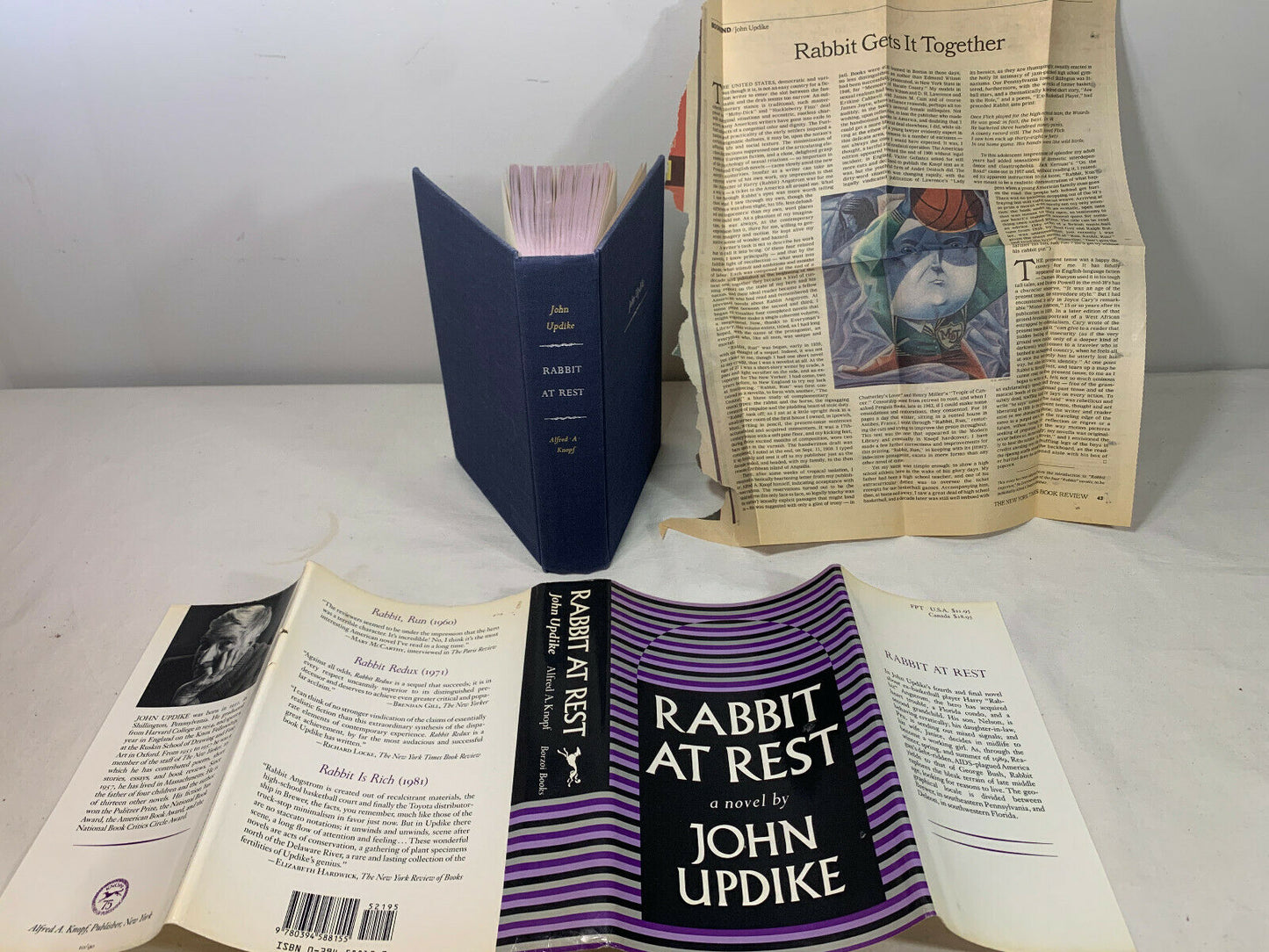 Rabbit at Rest by John Updike, First Edition 2nd printing w/ Times book review