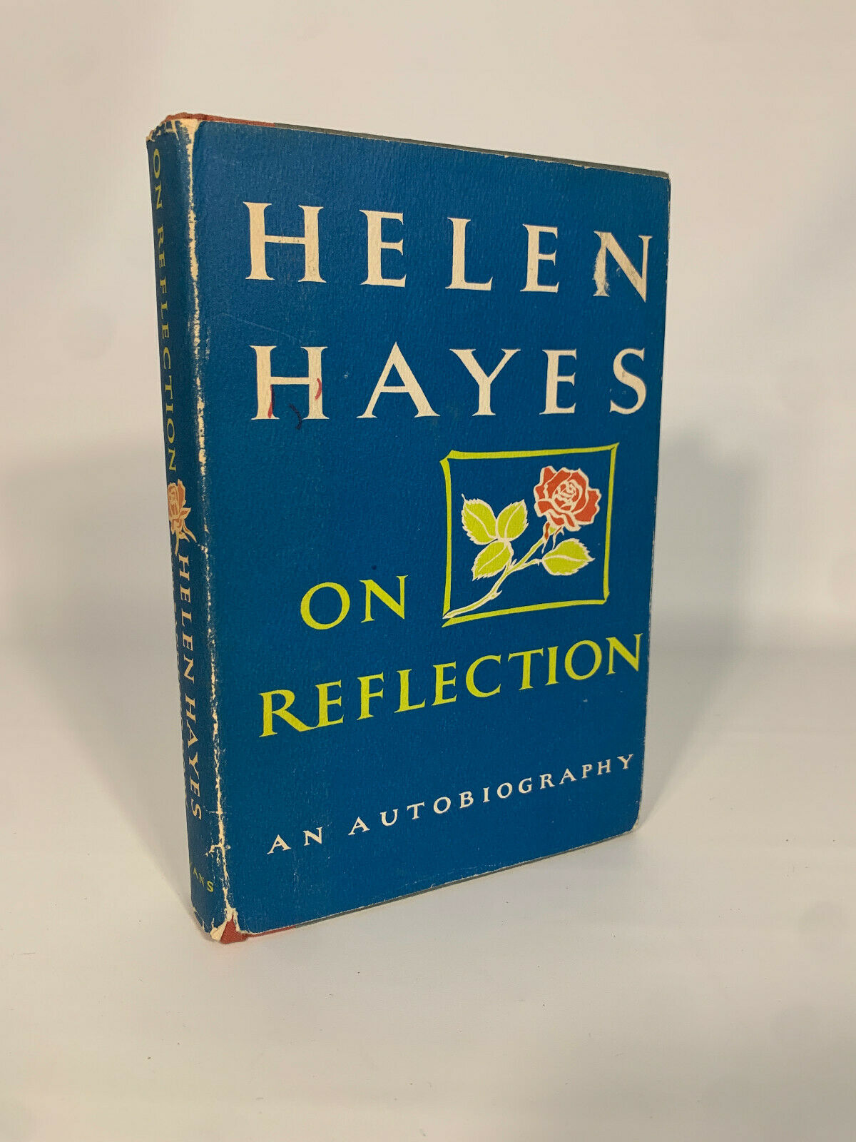 On Reflection Autobiography by Helen Hayes 1st Edition 1968 w/ Newspaper clippin