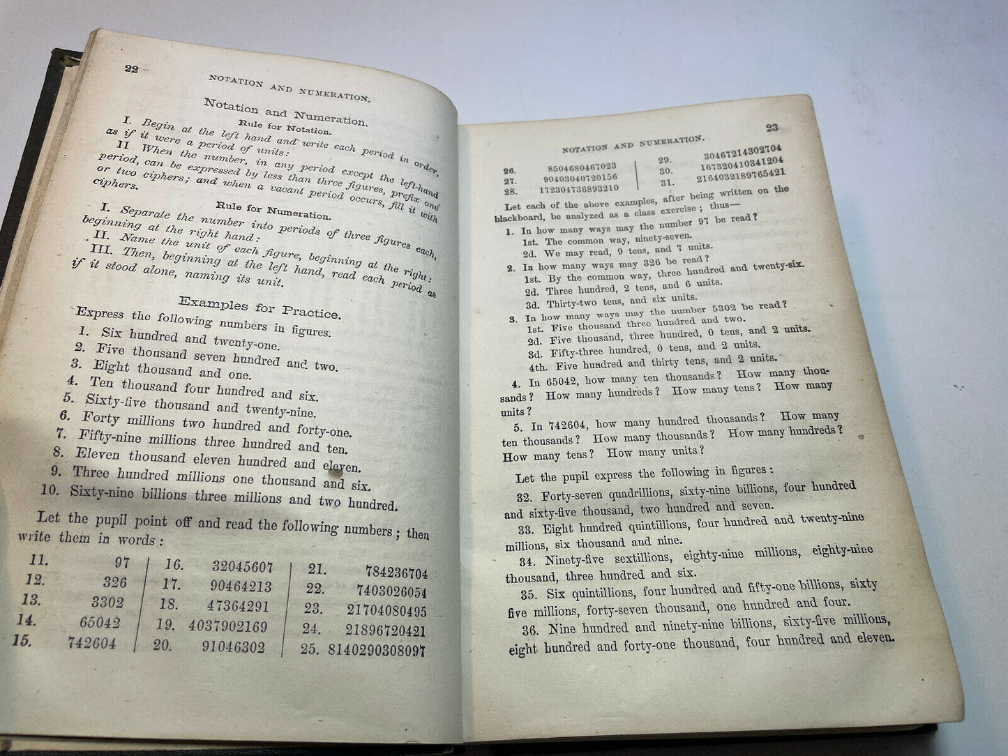 University Arithmetic, Science of Numbers by Charles Davies 1871 (A2)