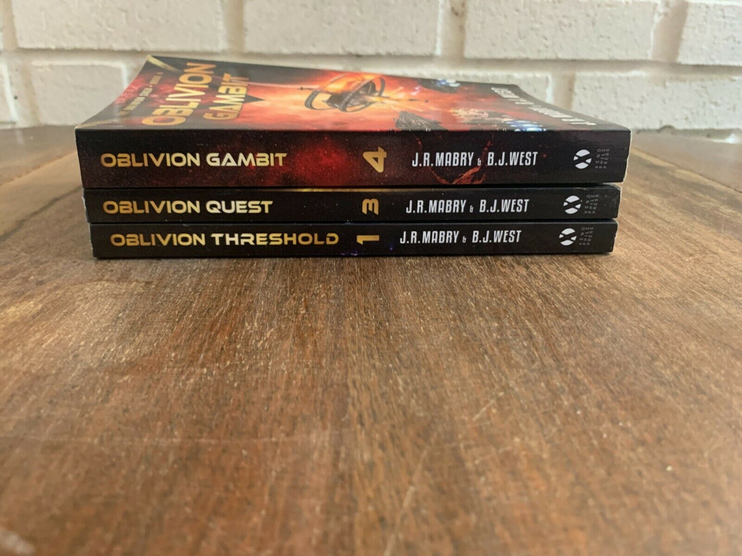 Oblivion Trilogy - Gambit, Threshold, Quest by J.R. Mabry
