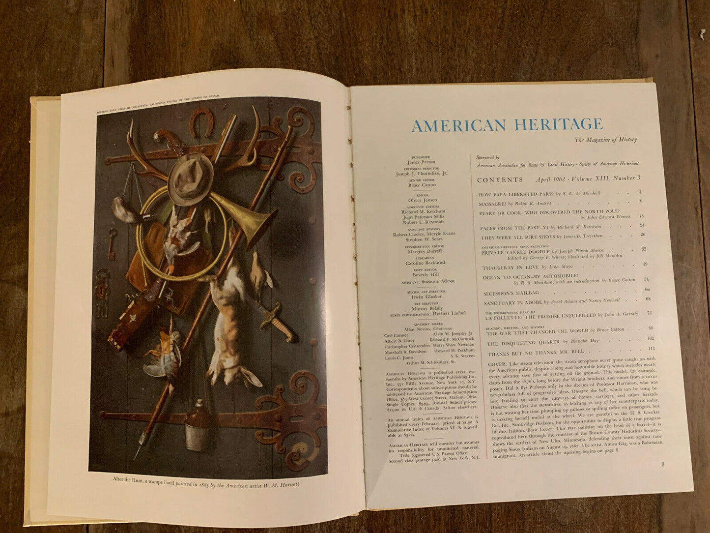 American Heritage Magazine -April 1962 Vol.XIII NO.3  Coming Mode of Travel W4
