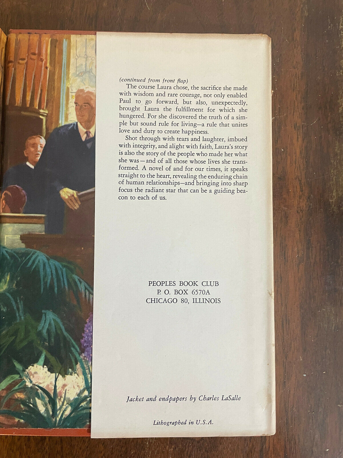  One White Star, Gladys Hasty Carroll HC/DJ, 1955 Peoples Book Club (I4)