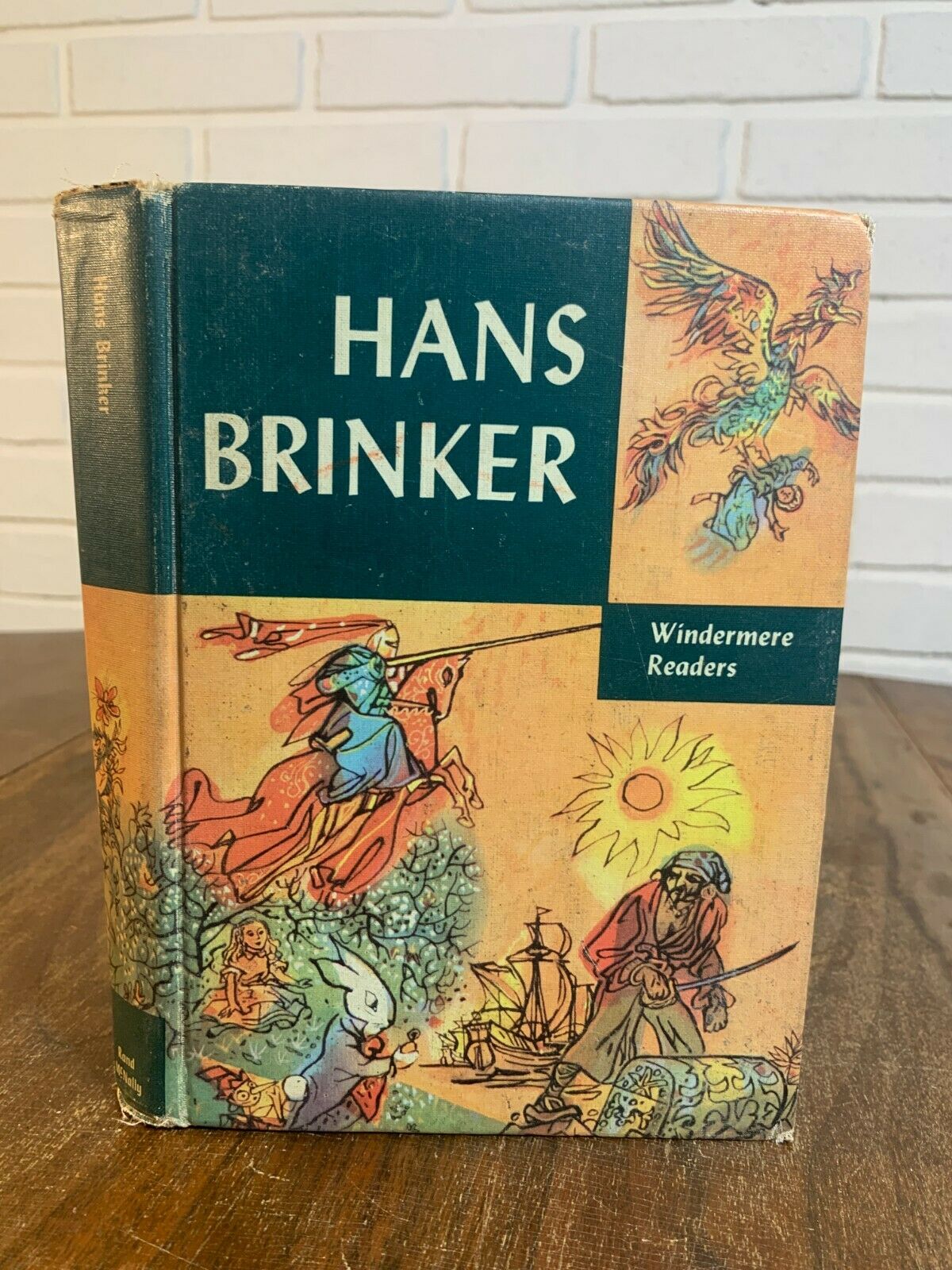 Hans Brinker by Mary Mapes Dodge, Windermere Readers, 4th Printing,1957 HS9