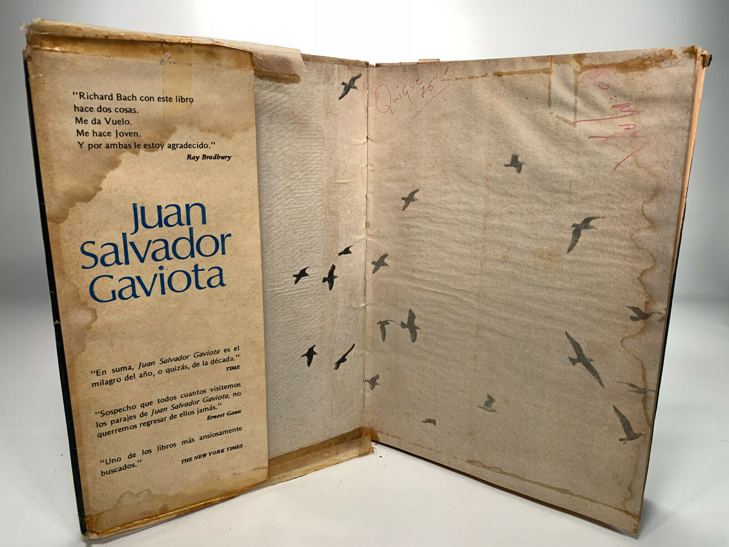 Juan Salavador Gaviota: Un Relato By Richard Bach 1976 Hardcover