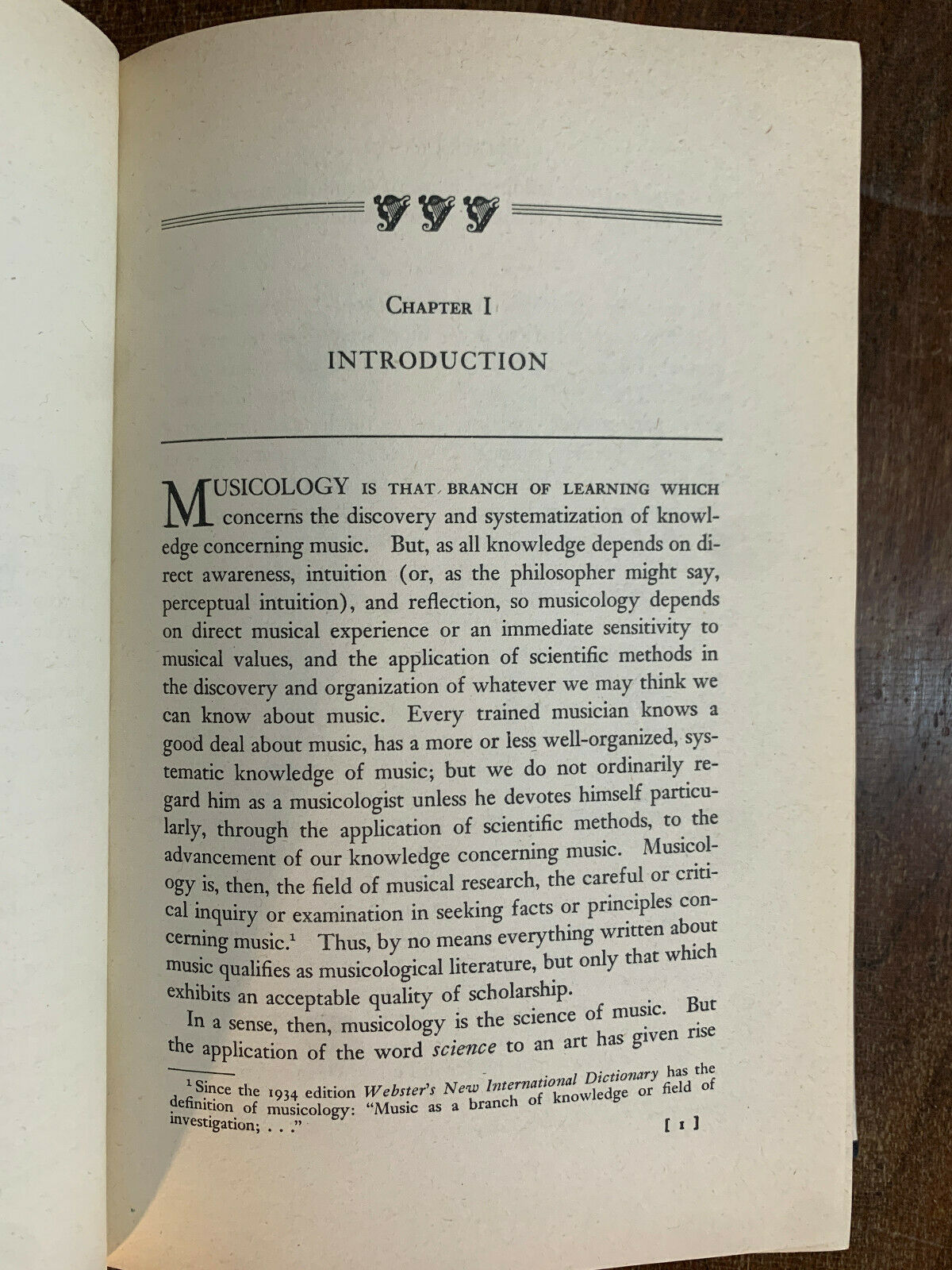 Introduction to Musicology - Glen Haydon - 1954 2nd Printing- HC (K7)