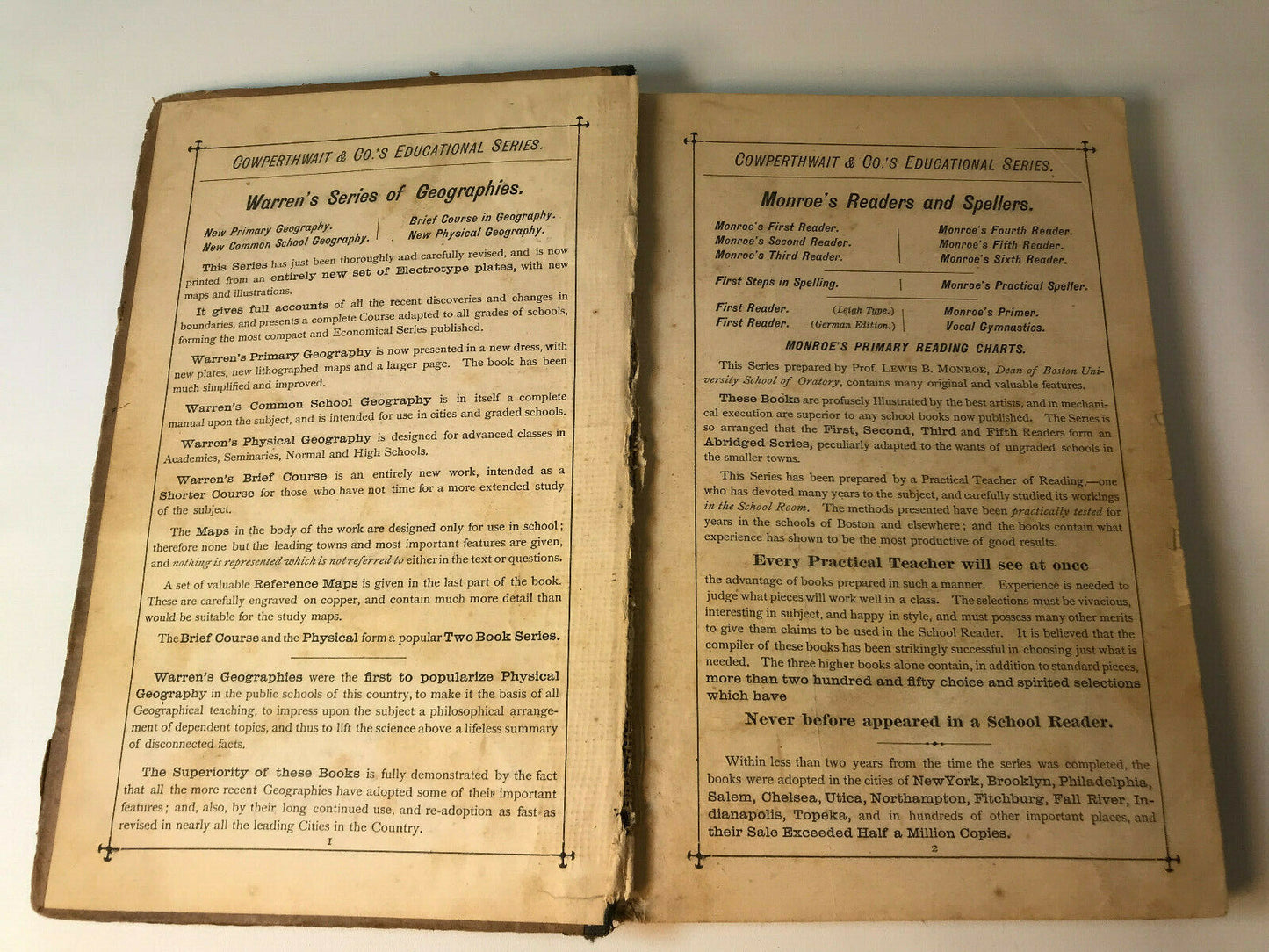 Progressive Second Reader for our Public and Private Schools 1867