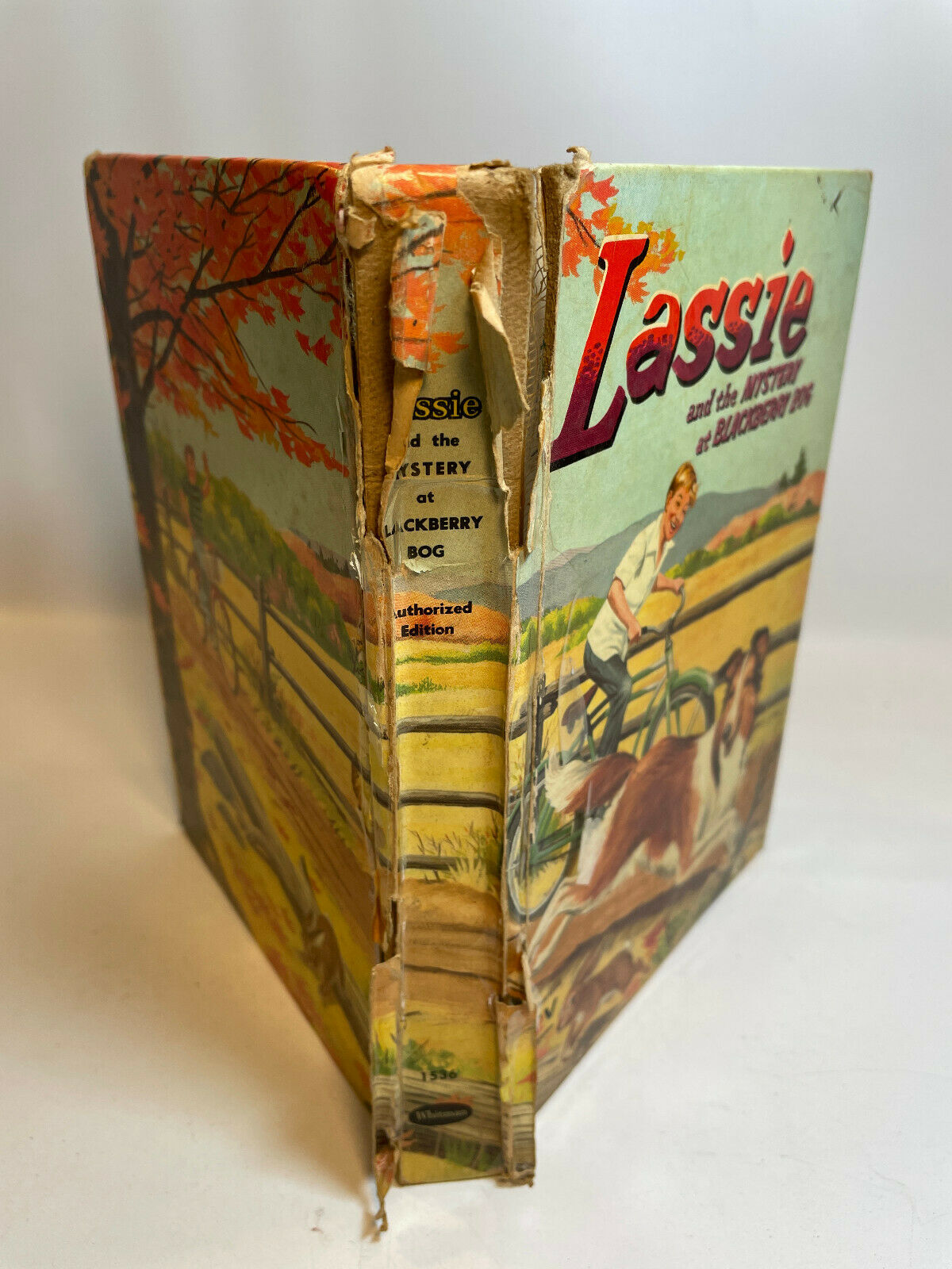 Lassie And The Mystery At Blackberry Bog Book Authorized Tv Edition 1956