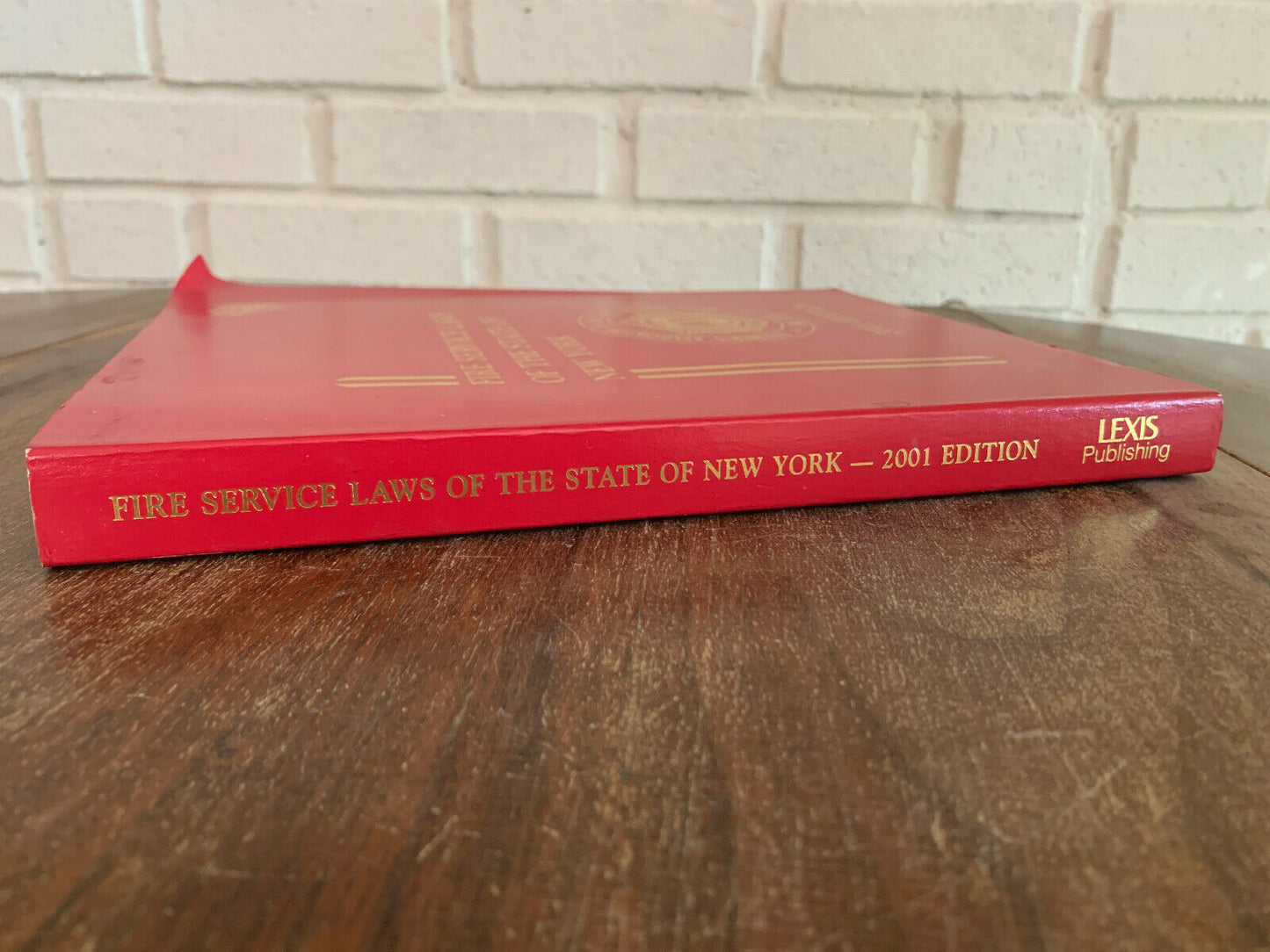 Fire Service Laws of the State of New York, Softcover, 2001 Edition. (Q3)