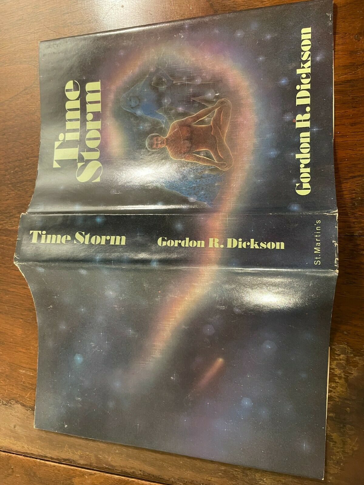Time Storm by Gordon R. Dickson Hardcover Book 1977 BEC