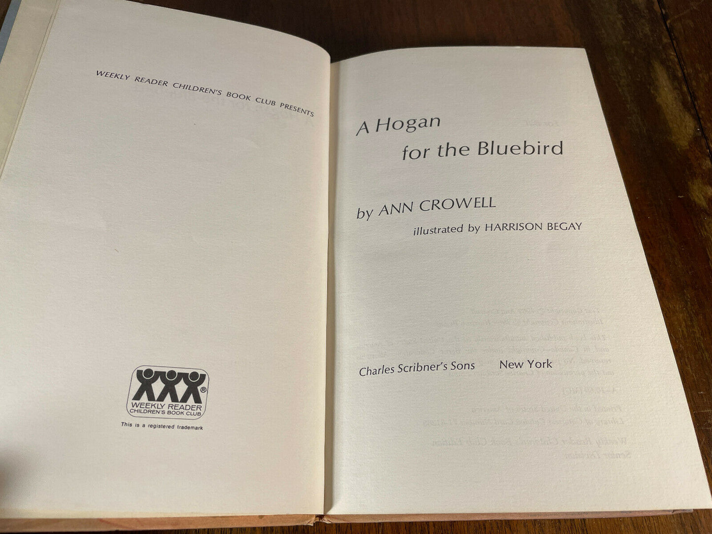 A Hogan for the Bluebird by Ann Crowell [1969]