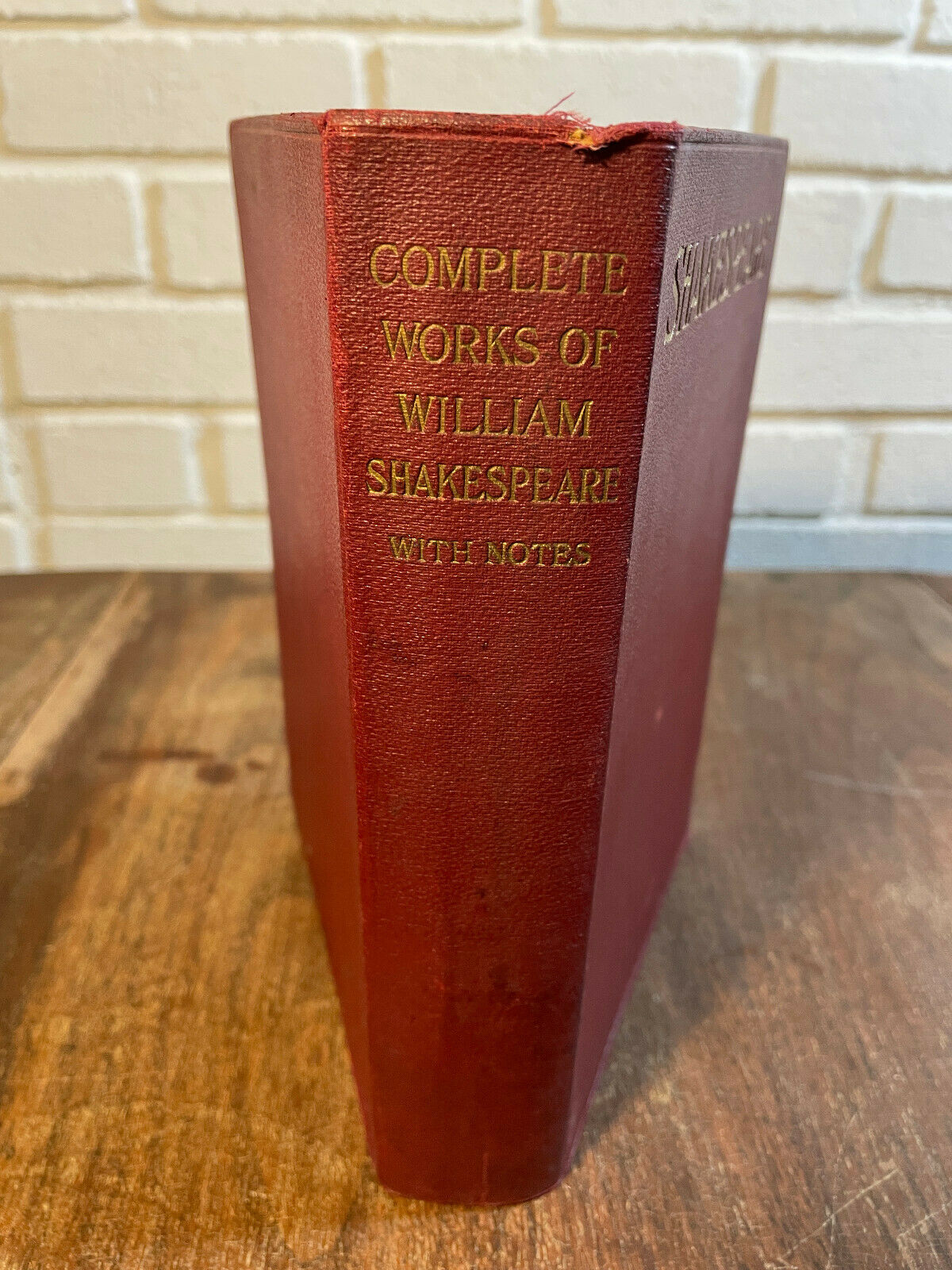 Shakespeare Complete Works w/ Notes by Israel Gollancz (W3)