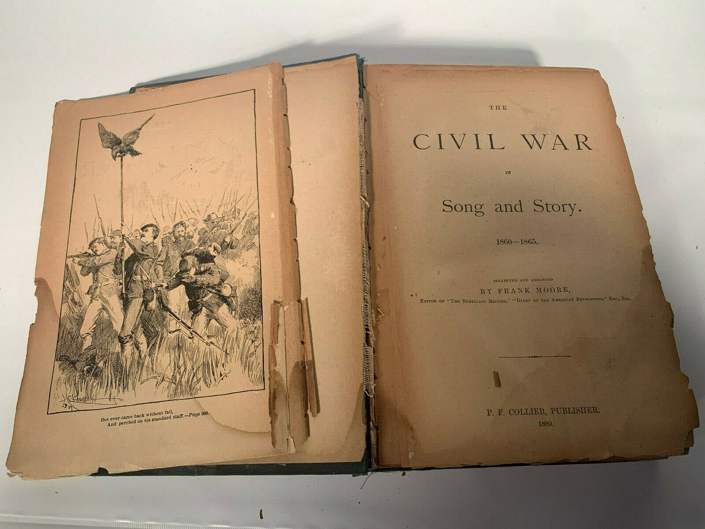 The Civil War in Song and Story by Frank Moore 1889