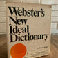 Webster's New Ideal Dictionary Hardcover 1978 (O1)
