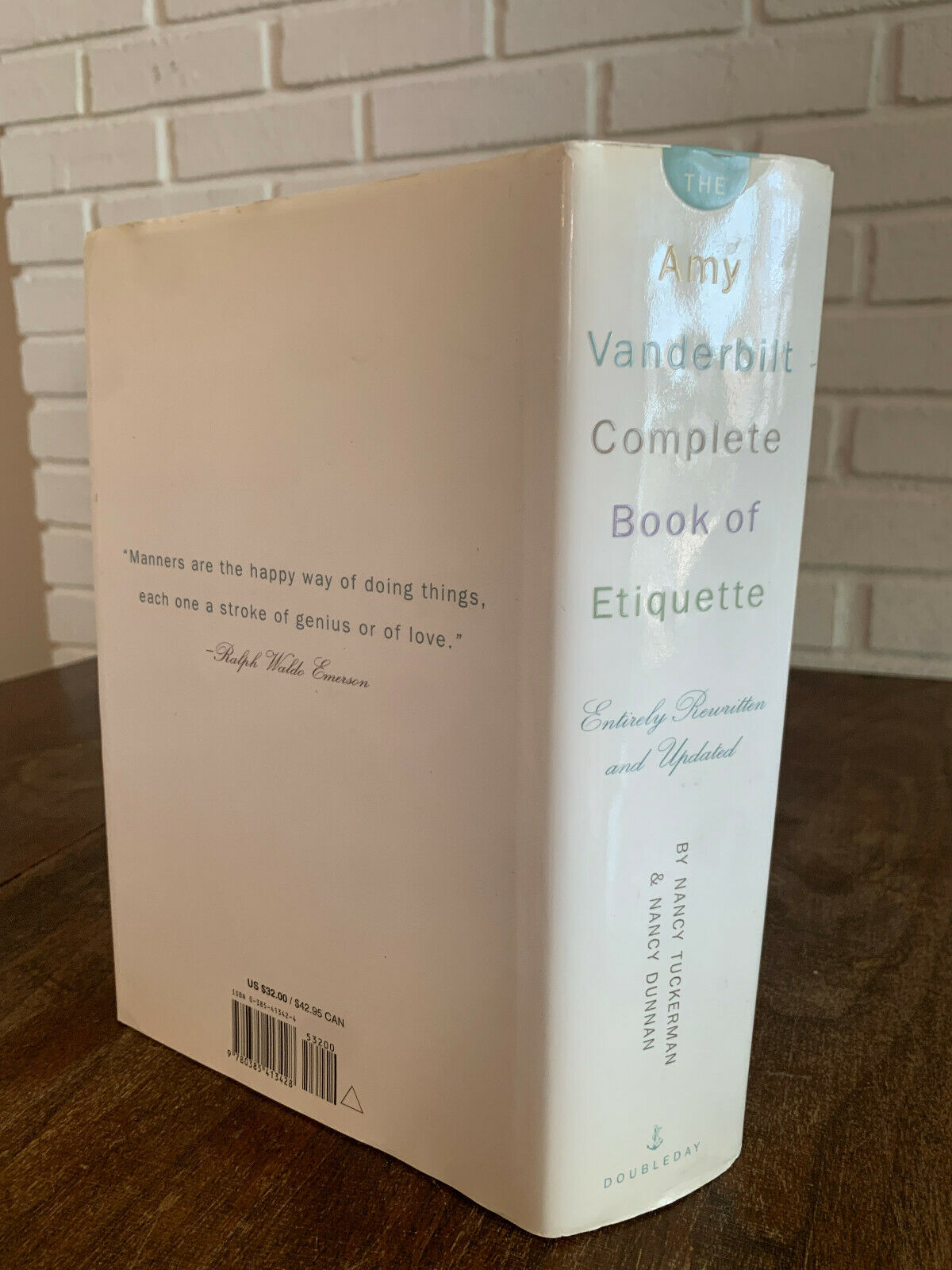 Amy Vanderbilt Complete Book of Etiquette, 1995