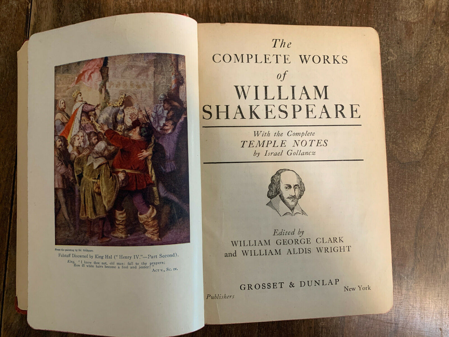 Shakespeare Complete Works w/ Notes by Israel Gollancz (4A)