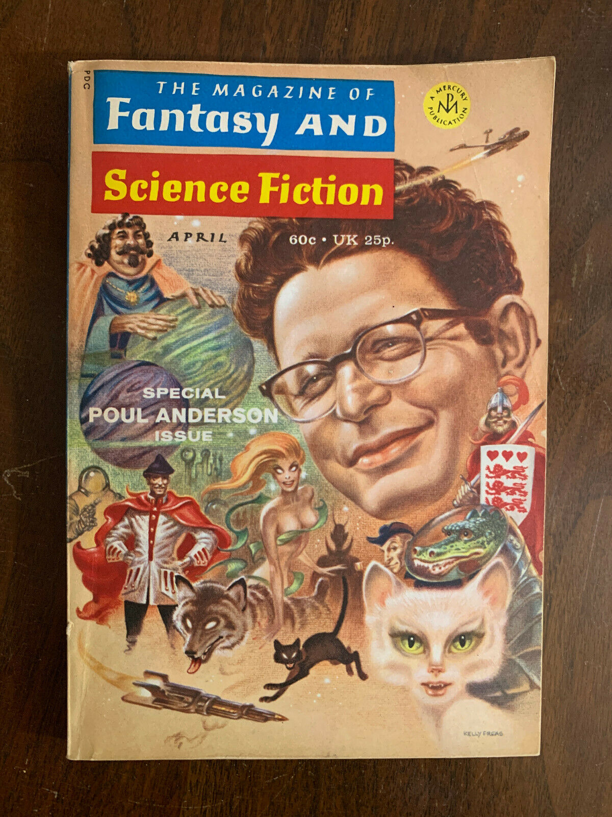 The Magazine of Fantasy & Science Fiction [1970s] Asimov Vance Anderson Niven