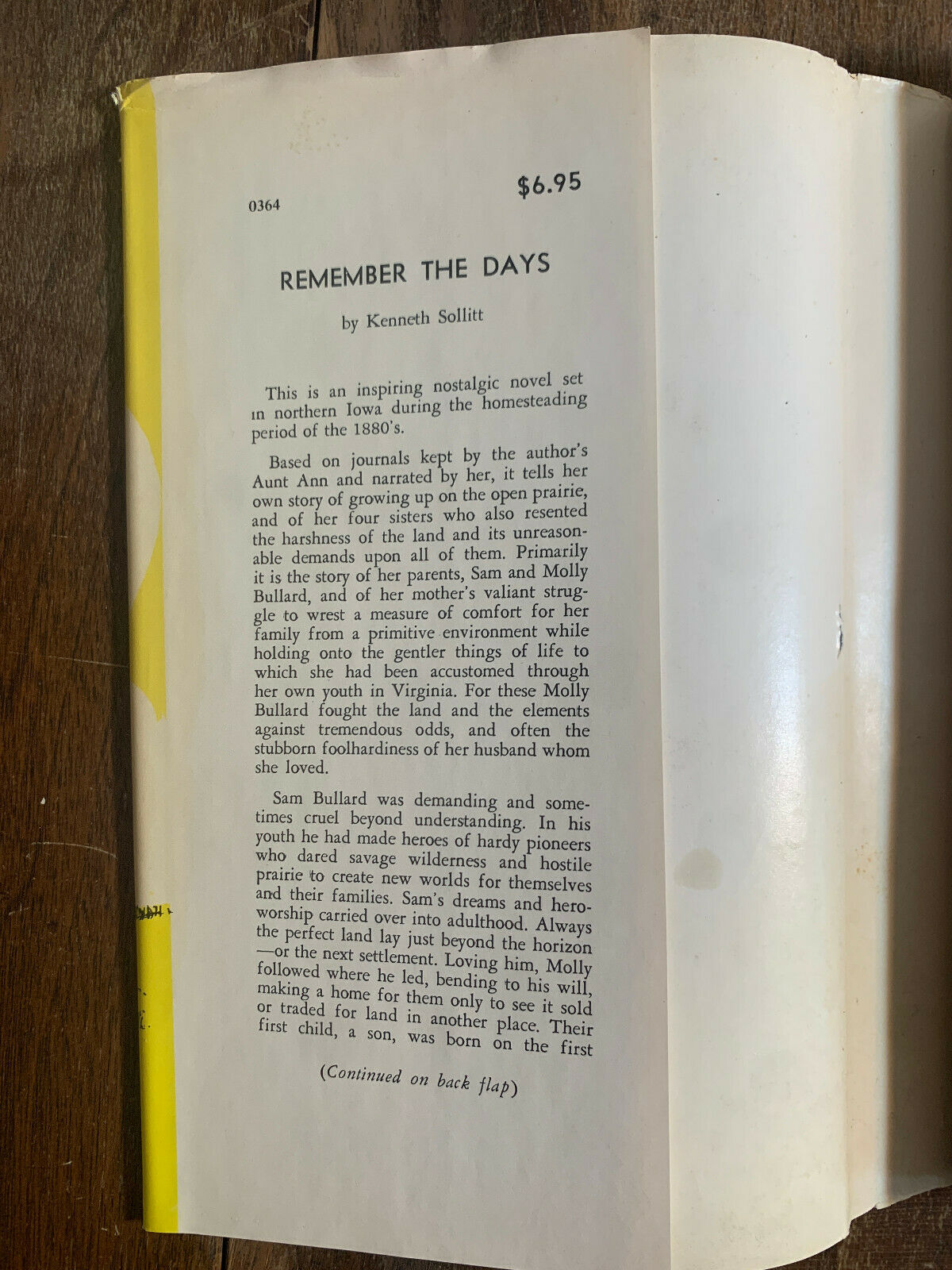 Remember the Days by Kenneth Sollitt, 1971, Family Bookshelf Edition (HS9)