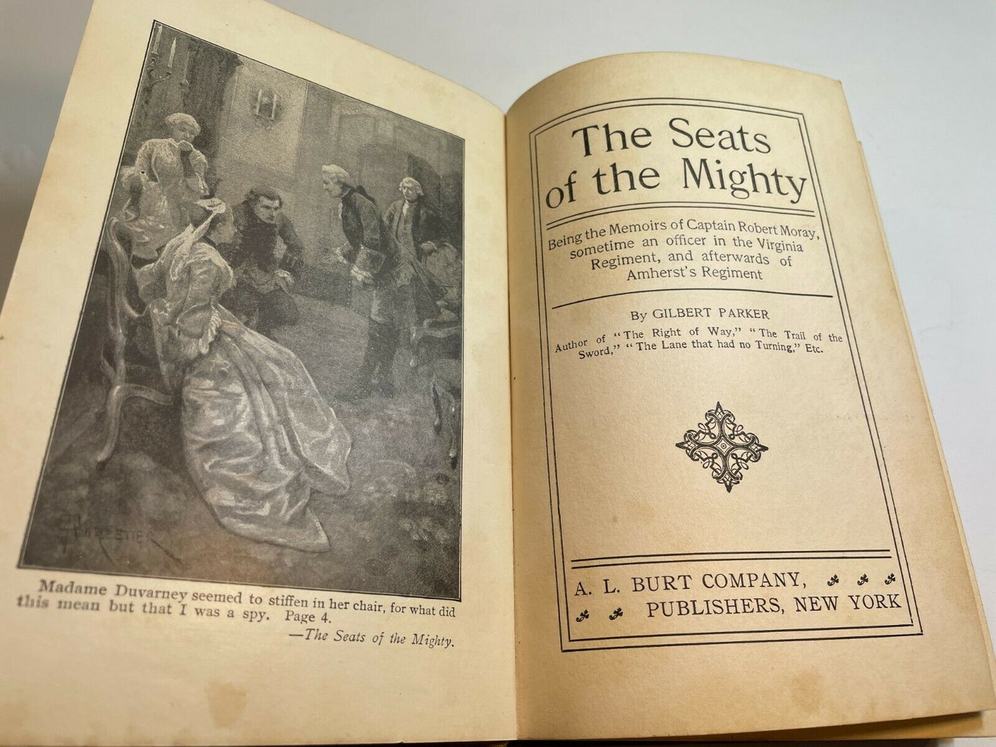 The Seats of the Mighty: A Romance of Old Quebec by Gilbert Parker, (1905) A2