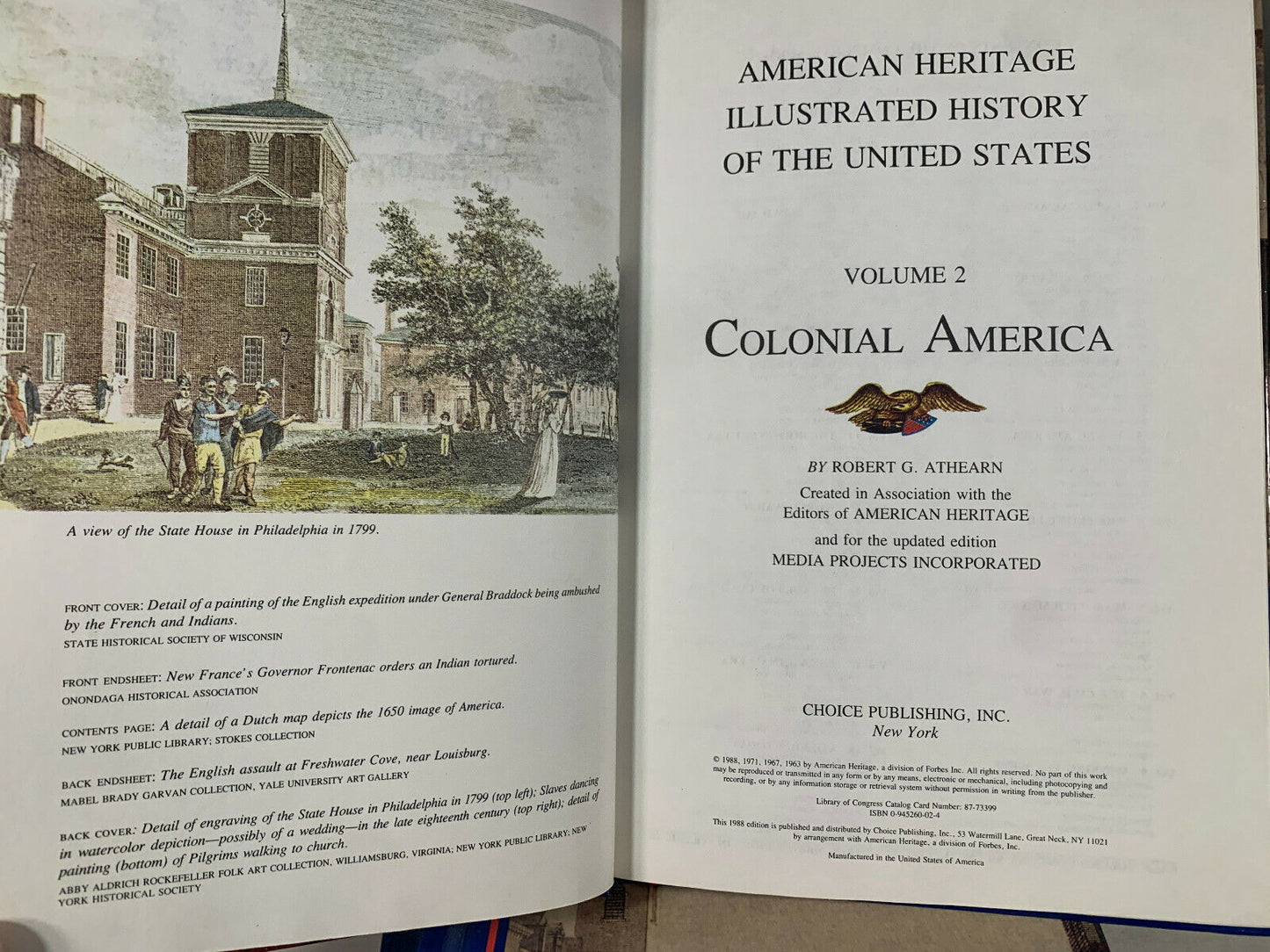 American Heritage Illustrated History of United States 1988, 9 volumes
