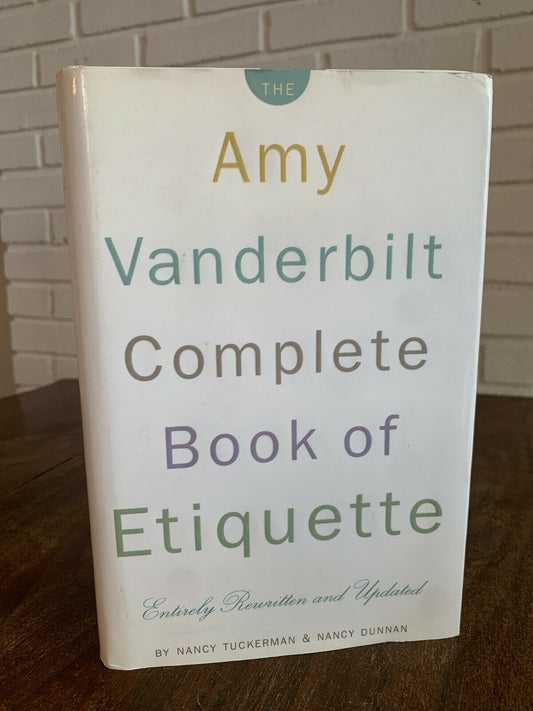 Amy Vanderbilt Complete Book of Etiquette, 1995