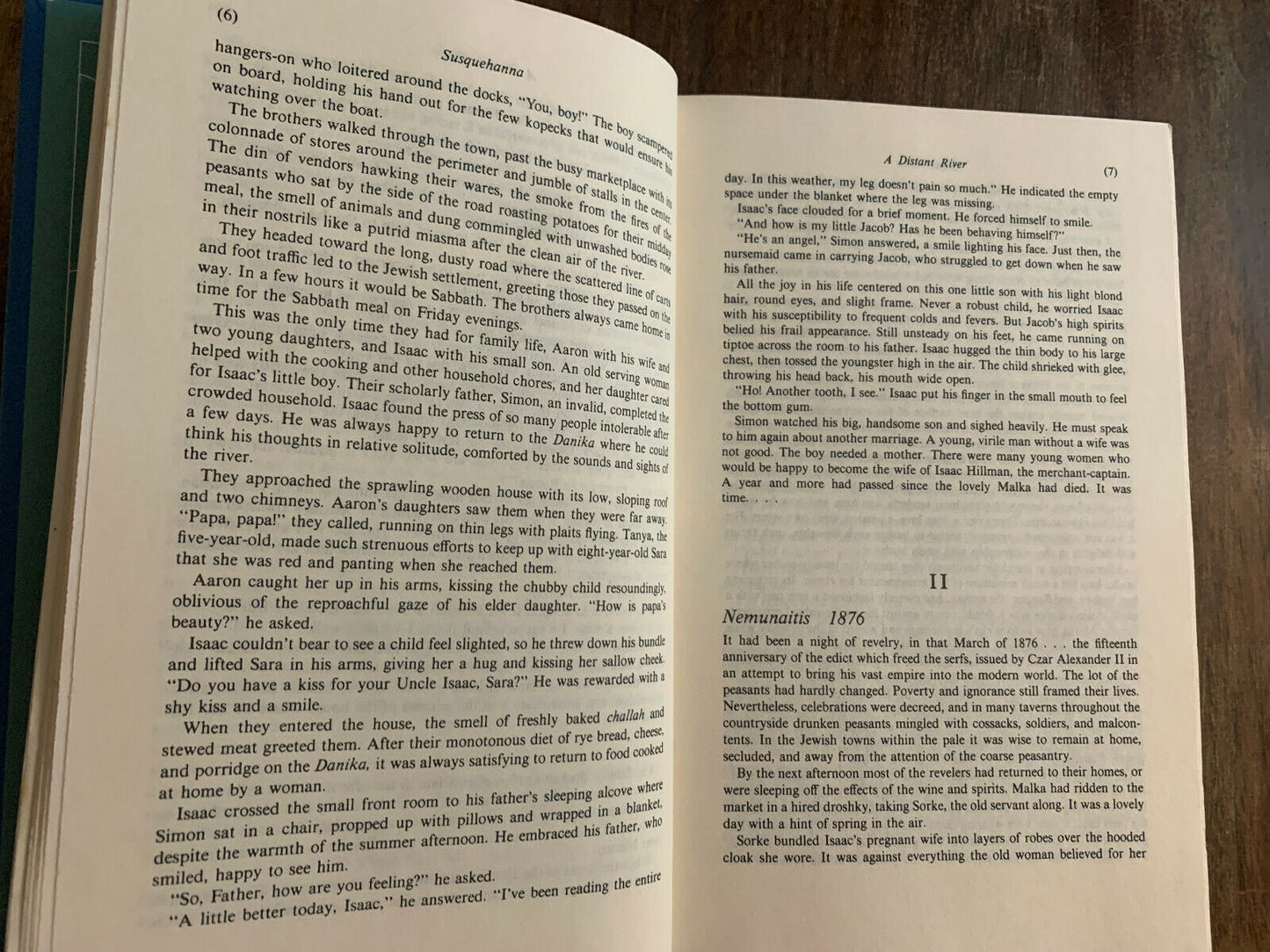 Susquehanna: A Novel by Harriet Segal 1984 (O1)
