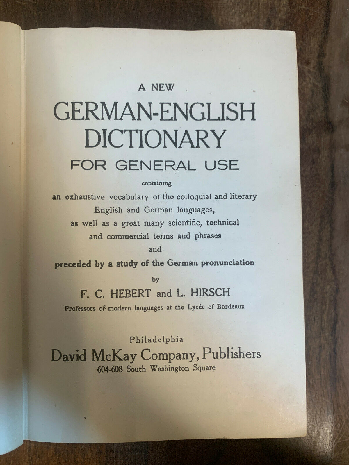 A New Pronouncing Dictionary of the German & English Languages (Z1)