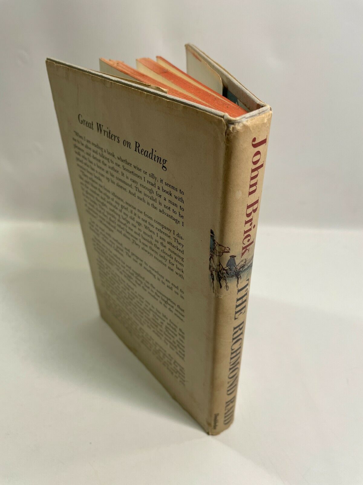 The Richmond Raid by John Brick  (1963, HCDJ) Book Club edition